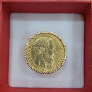 Bague or jaune sertie d'une pièces or 20 Francs