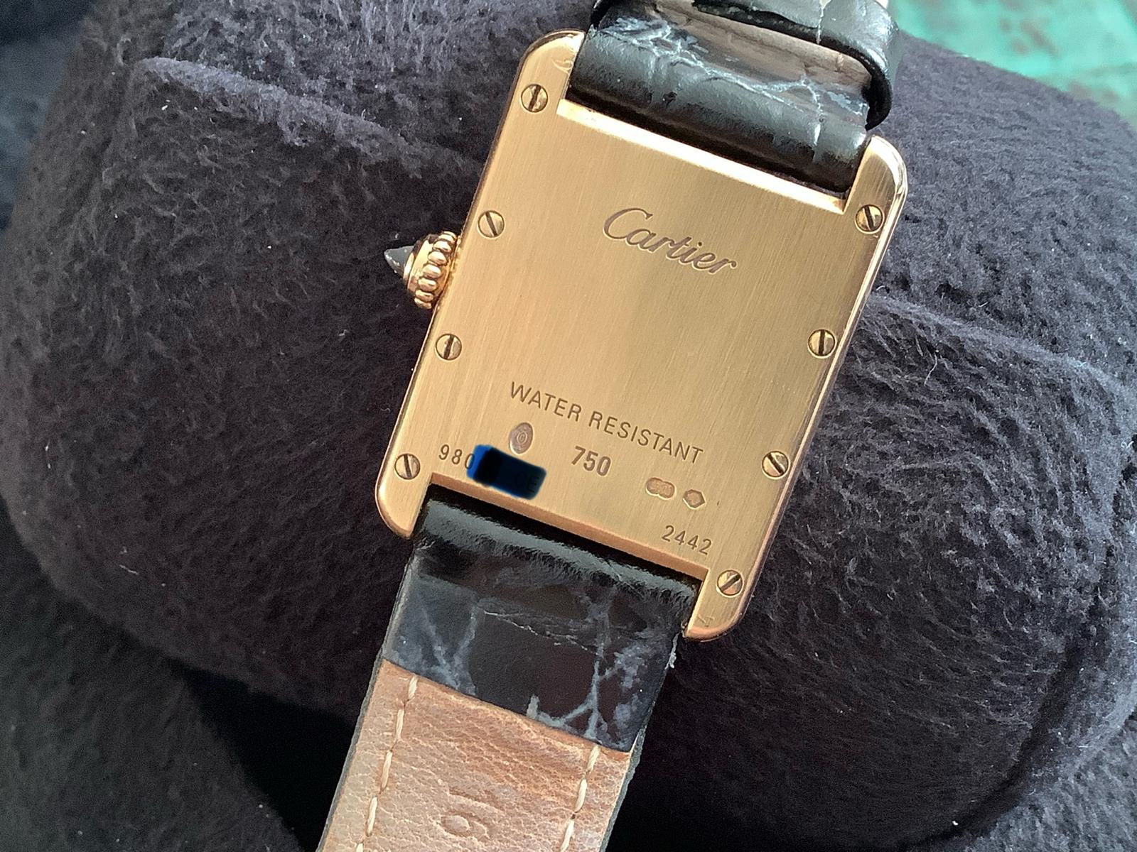 Tank "Louis CARTIER" 2442 Or – Image 2